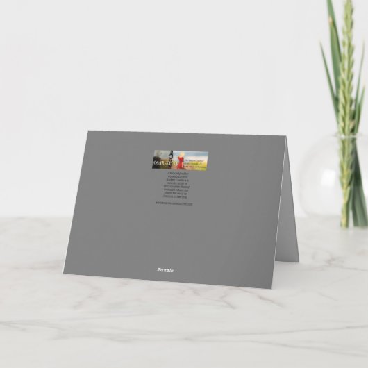 Koningin van mijn Verjaardag van het Hart Kaart (Achterkant)