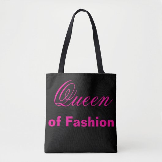 Koningin van Mode Tote Bag (Voorkant)