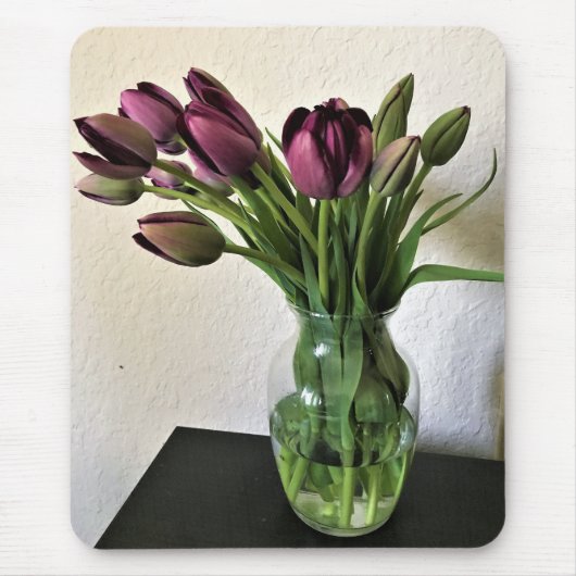 Koningin van Night Tulips Muismat (Voorkant)