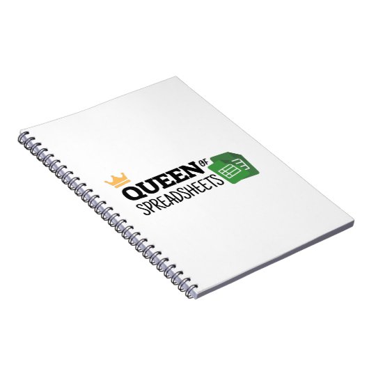 Koningin van notitieboek van spreadsheets (Rechterzijde)