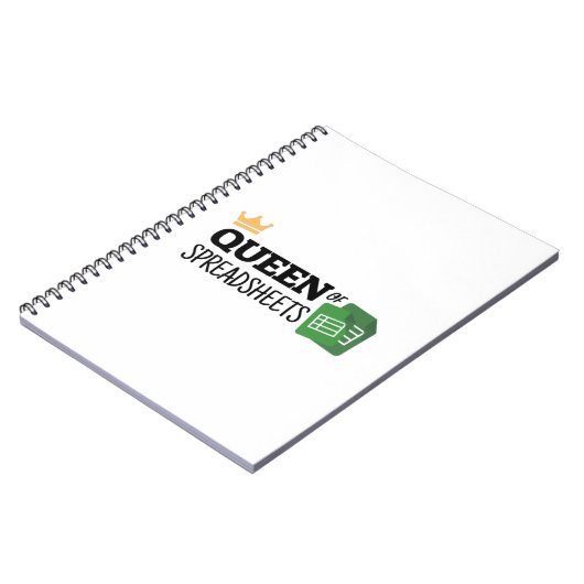 Koningin van notitieboek van spreadsheets (Linkerzijde)
