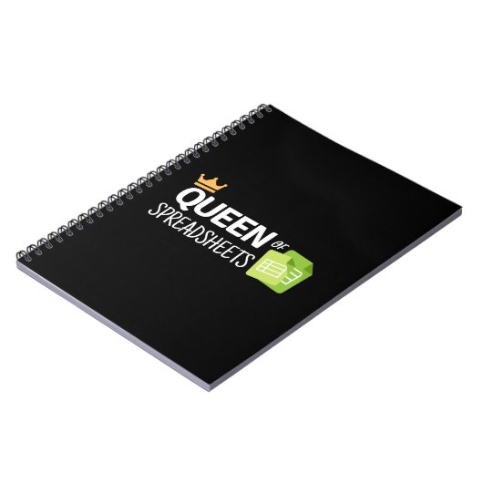 Koningin van notitieboek van spreadsheets (Linkerzijde)