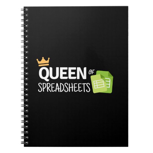 Koningin van notitieboek van spreadsheets (Voorkant)