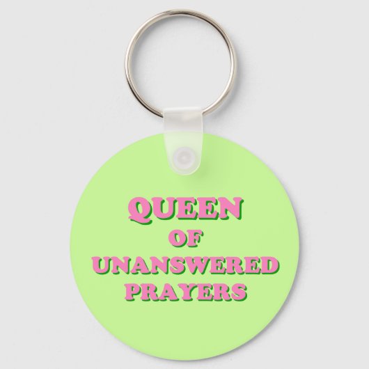 Koningin van onbeantwoorde gebeden sleutelhanger (Voorkant)