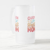 Koningin van onze harten Moeder Vorstglas Mok (Voorkant links)
