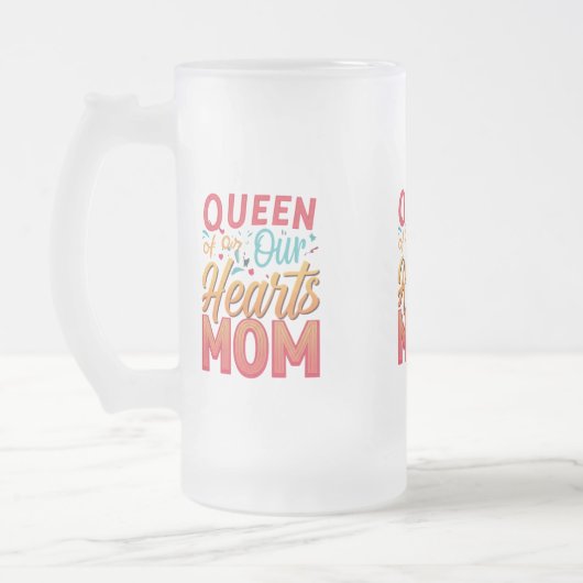 Koningin van onze harten Moeder Vorstglas Mok (Links)