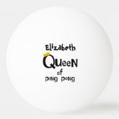 Koningin van Ping Pong Pingpongbal (Voorkant)