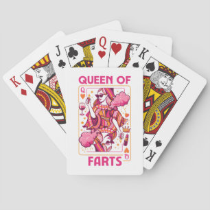 Koningin Van Scheten Koninklijke Winderigheid Humo Pokerkaarten