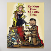 Koningin van Schoenen Poster (Voorkant)