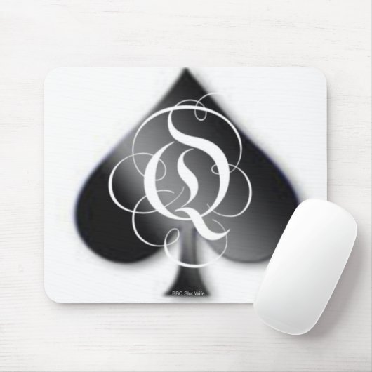 koningin van schoppen muismat (Met muis)