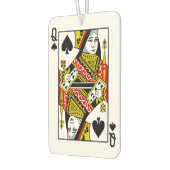 Koningin van Schoppen Speelkaarten Luchtverfrisser (Links)