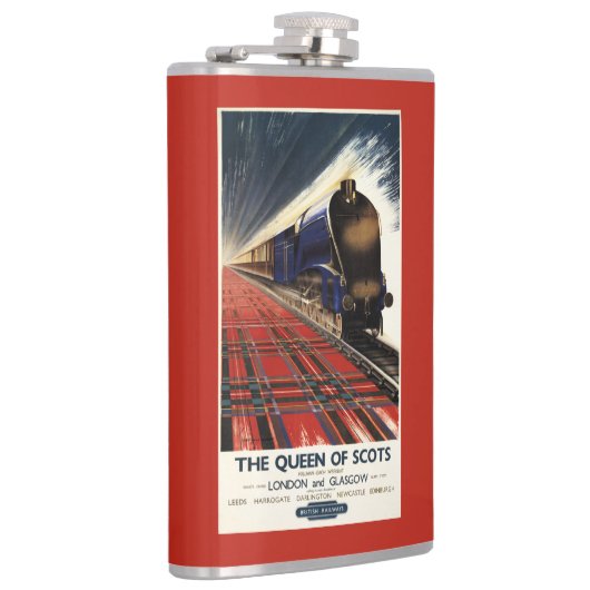 Koningin van Schots Pullman Train Heupfles (Rechts)