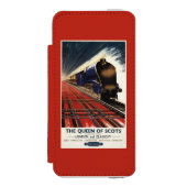 Koningin van Schots Pullman Train Incipio iPhone Portemonnee Hoesje (Voorkant Agenda)