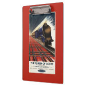 Koningin van Schots Pullman Train Klembord (Links)