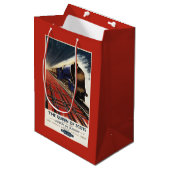 Koningin van Schots Pullman Train Medium Cadeauzakje (Voorkant Gekanteld)