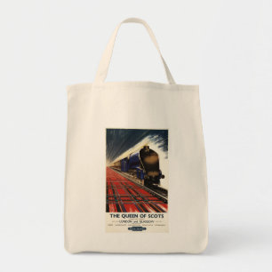 Koningin van Schots Pullman Train Tote Bag