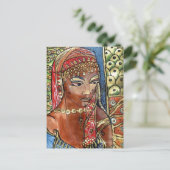 Koningin van Sheba Briefkaart (Staand voorkant)