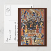 Koningin van Sheba door Persischer Meister (beste  Briefkaart (Voorkant / Achterkant)