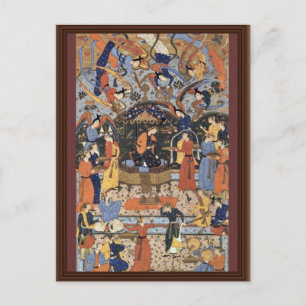 Koningin van Sheba door Persischer Meister (beste  Briefkaart