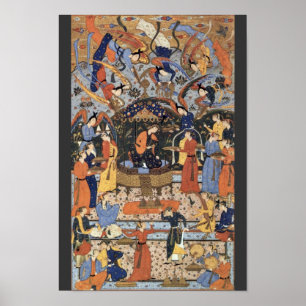 Koningin van Sheba door Persischer Meister (beste  Poster