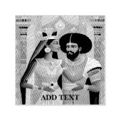 Koningin van Sheba en Koning Salomo Zelfinkt Stemp Zelfinktende Stempel (Design)