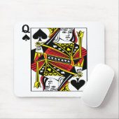 Koningin van Spades Mousepad Muismat (Met muis)