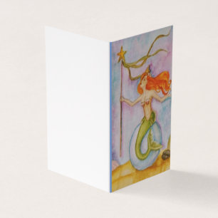 Koningin van Staven, Mermaids en Sirens Tarot Kaart