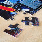 Koningin van Steam J611 Norfolk Westerne locomotie Legpuzzel (Zijkant)