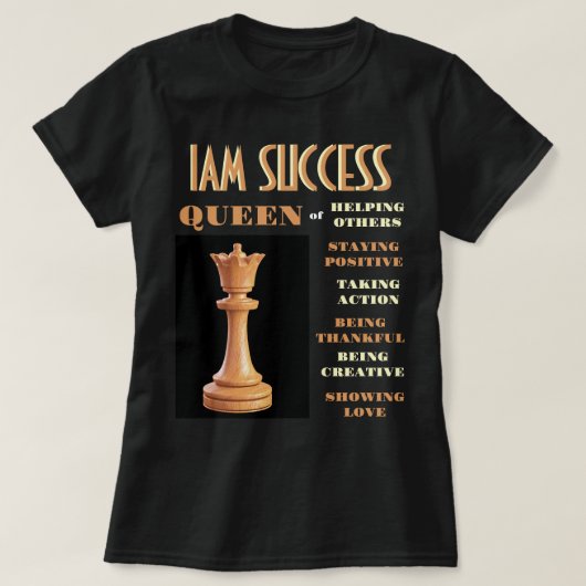 KONINGIN VAN T-SHIRT (Design voorkant)