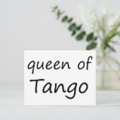 Koningin van Tango! Briefkaart (Staand voorkant)