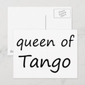 Koningin van Tango! Briefkaart (Voorkant / Achterkant)