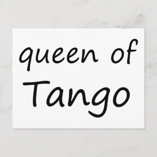 Koningin van Tango! Briefkaart