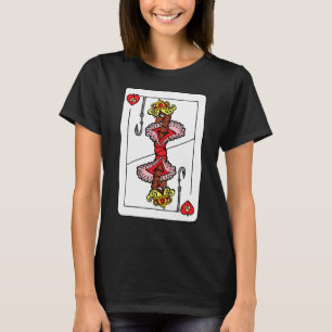 Koningin van Wormen – Grappige Speelkaart Surreali T-shirt
