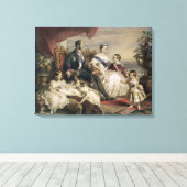 Koningin Victoria (1819-1901) en Prins Albert (181 Canvas Afdruk (Insitu (Houten vloer))