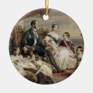 Koningin Victoria (1819-1901) en Prins Albert (181 Keramisch Ornament