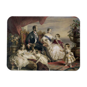 Koningin Victoria (1819-1901) en Prins Albert (181 Magneet