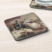 Koningin Victoria (1819-1901) en Prins Albert (181 Onderzetter (Linkerzijde)