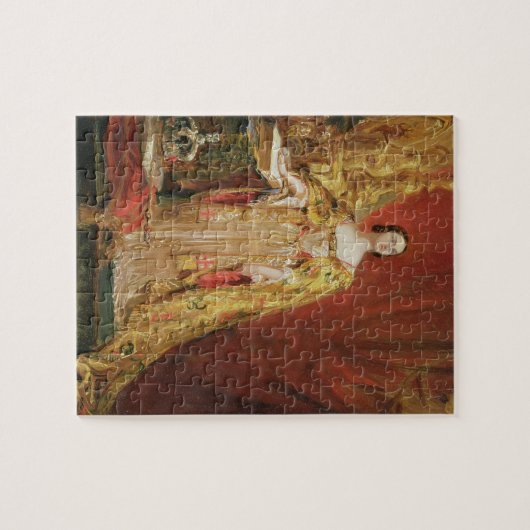 Koningin Victoria (1819-1901) met de kroon O Legpuzzel (Horizontaal)