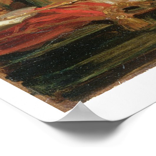 Koningin Victoria (1819-1901) met de kroon O Poster (Hoek)