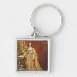 Koningin Victoria (1819-1901) met de kroon O Sleutelhanger
