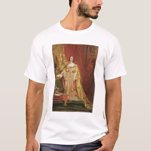 Koningin Victoria (1819-1901) met de kroon O T-shirt (Voorkant)
