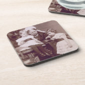 Koningin Victoria (1819-1901) met haar kleinkinder Bier Onderzetter (Linkerzijde)