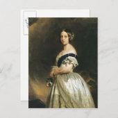 Koningin Victoria 1842 Briefkaart (Voorkant / Achterkant)