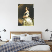 Koningin Victoria 1842 Canvas Afdruk (Insitu (Slaapkamer))