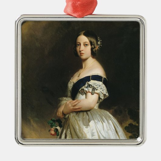 Koningin Victoria 1842 Metalen Ornament (Voorkant)