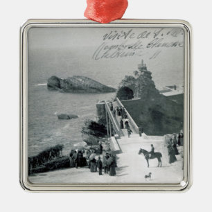 Koningin Victoria aan de Franse kust Metalen Ornament