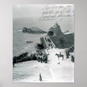 Koningin Victoria aan de Franse kust Poster