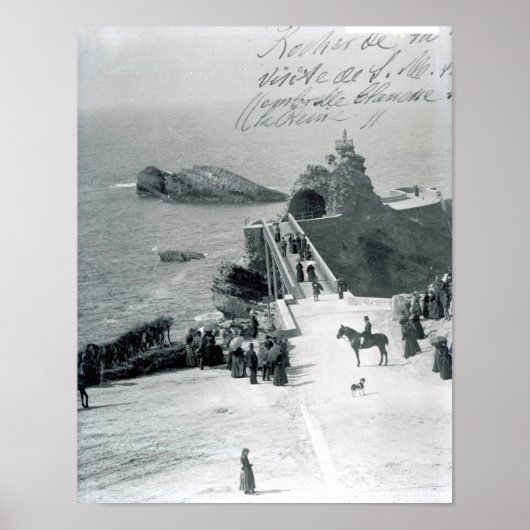 Koningin Victoria aan de Franse kust Poster (Voorkant)