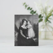 Koningin Victoria als baby met haar moeder Briefkaart (Staand voorkant)