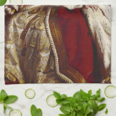 Koningin Victoria Bgloeiroze Bubble Theedoek (Gevouwen)